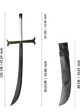 Yoru One Piece Dracule Mihawk's Sword Steel Prop Replica