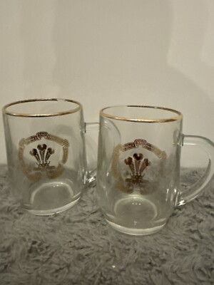 2 Hochzeit von Prinz & Prinzessin von Wales Charles/Diana 29. Juli 1981 Becher Glas