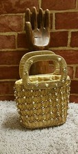 Bag by Debbie - A John Wind Imports Japan Gold Beaded Evening Handbag 1442