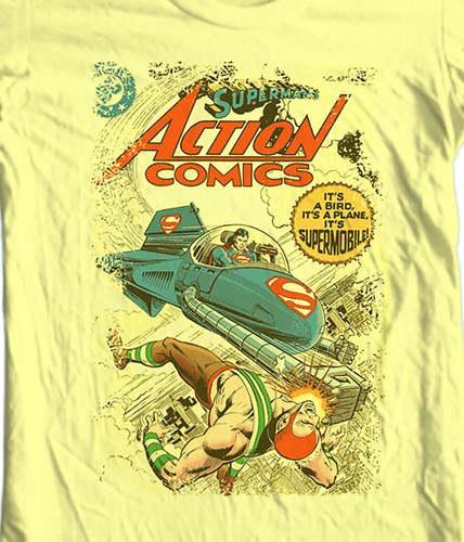 Superman Supermobile T shirt old 