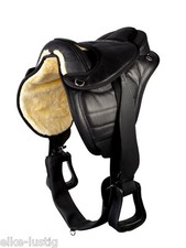 BAUMLOSER SATTEL Trekkingsattel schwarz 17,5 Komplett