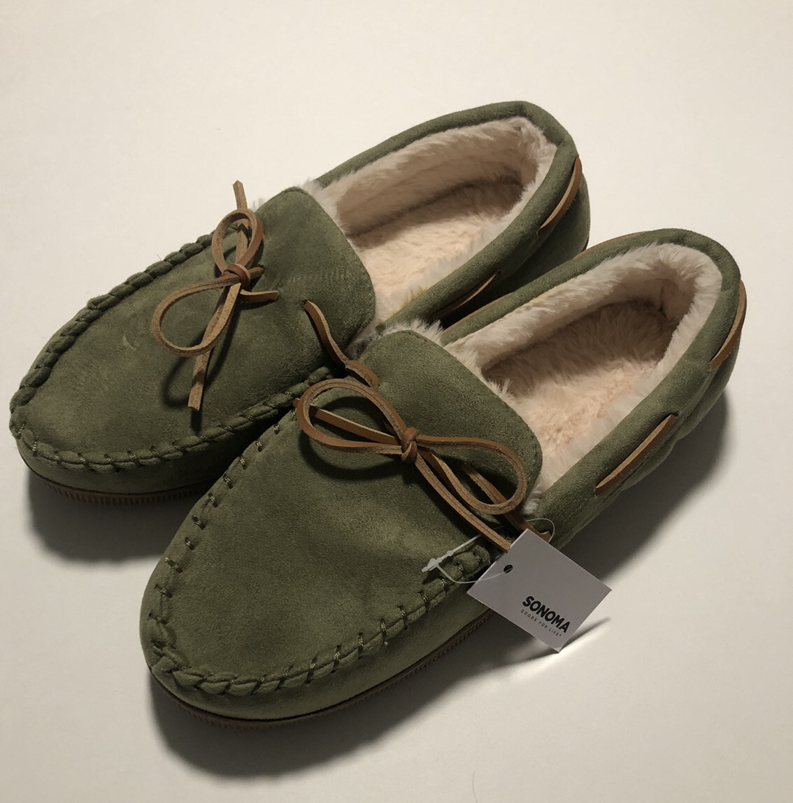 Mens Slippers XL 12- 13 Outdoor Faux 