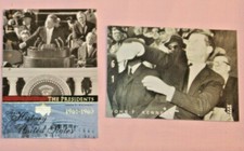 JOHN F KENNEDY LOT OF 2 2004 UD HISTORY #TP35 1994 KEN BURNS #65 
