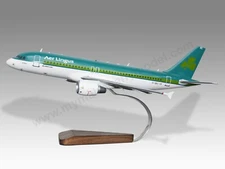Airbus A320 Aer Lingus Desk Wood Airplane New Model Large Scale 1/100