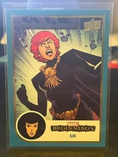 2022 Upper Deck Marvel Beginnings Volume 2 Series 1 Blue Border #107 Sin