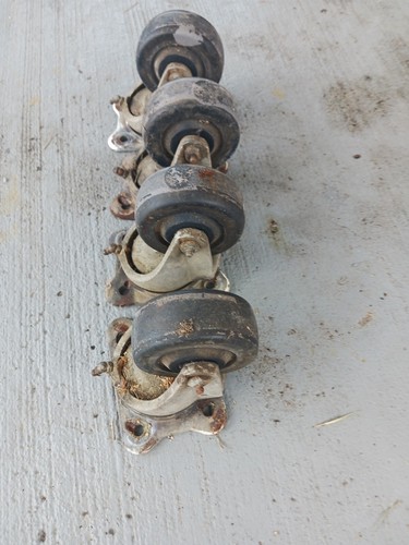 Juego de 4 Ruedas Giratorias Industriales De Colección Resistente Steam Punk u otro uso. - Imagen 3 de 8