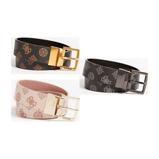 Guess Hansley Peony Logo Printed Womens Belt