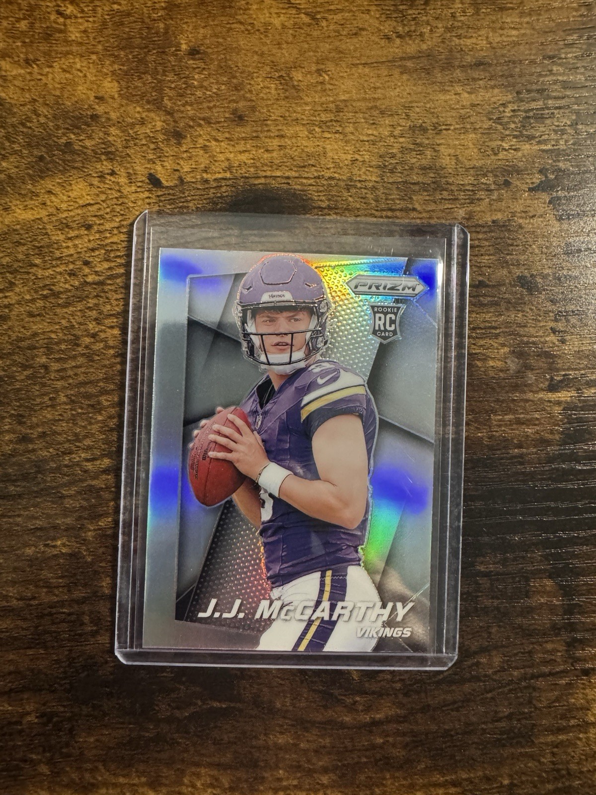 2024 Panini Prizm Flashback Rookie J.J. McCarthy #3 Silver Prizm (RC) Rookie