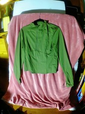 Victorias Secret Pink green Long Sleeve S Athletic 1/2 Zip Track Jacket sku073