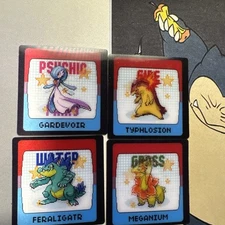 Pokemon Eif origin Gameboy lenticulars Wave 3 Set Of Four (4) Super Rares