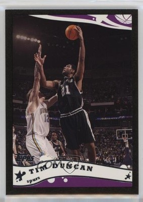 2005-06 Topps Black 469/500 Tim Duncan #21 HOF 7xr