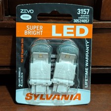 Sylvania Zevo Super Bright Led 3157 Qty 2 Led Lamps Bulbs 305740574157 6000k Sylvania Zevo Super Bright Led 3157 Qty 2 Led Lamps Bulbs 305740574157 6000k