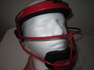 RIP IT Youth Girls 4-8 Softball Fielders Mask Protective Shield Guard Red Color