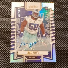 Panini Absolute Mazi Smith Auto Rookie Serial #157 /199 Cowboys 2023