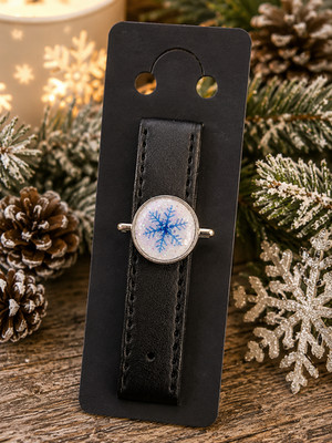 Handmade Winter Snowflake Watch Band | One-of-a-Kind