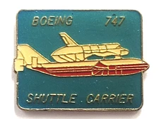 Boeing 747 Shuttle Carrier NASA Space Shuttle Aircraft Aerospace Aviation Pin
