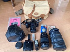 Canon EOS Kiss digital SLR camera with lens EF100 300mm