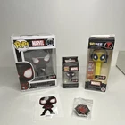 Funko Pop Marvel Miles Morales Gamer #541 Deadpool GameStop Exclusive Box Set