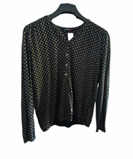 Marc OPolo Damen Bluse Schwarz/Weiß Gepunkte...