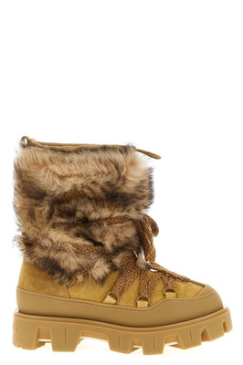 MONCLER Peak Apres Brown Boots New