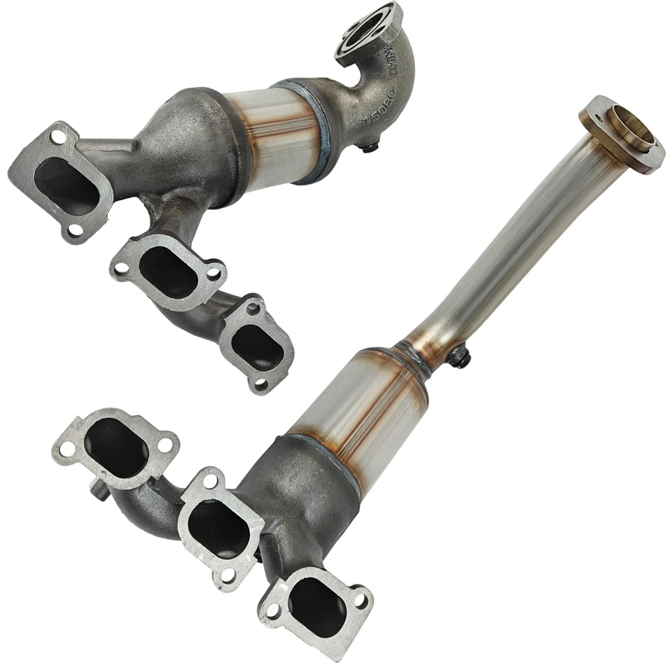 Convertidor catalítico colector delantero y trasero para Ford Fusion 2006-2009 3,0 L EPA Foto 2 de 4