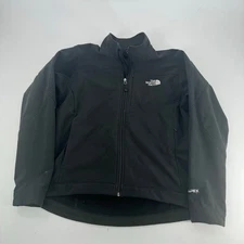 The North Face Apex Softshell Jacket Men Black Full Zip Fleece Lined Outdoor