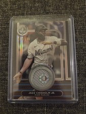 2024 Topps Tribute #SOA-JC JAZZ CHISHOLM Stamp of Approval Patch Relic /199