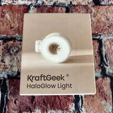 KraftGeek HaloGlow Magnetic Phone Ring Light Portable Black NEW SEALED