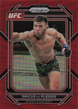2023 Panini Prizm UFC #195 Dricus Du Plessis Ruby Wave Prizms