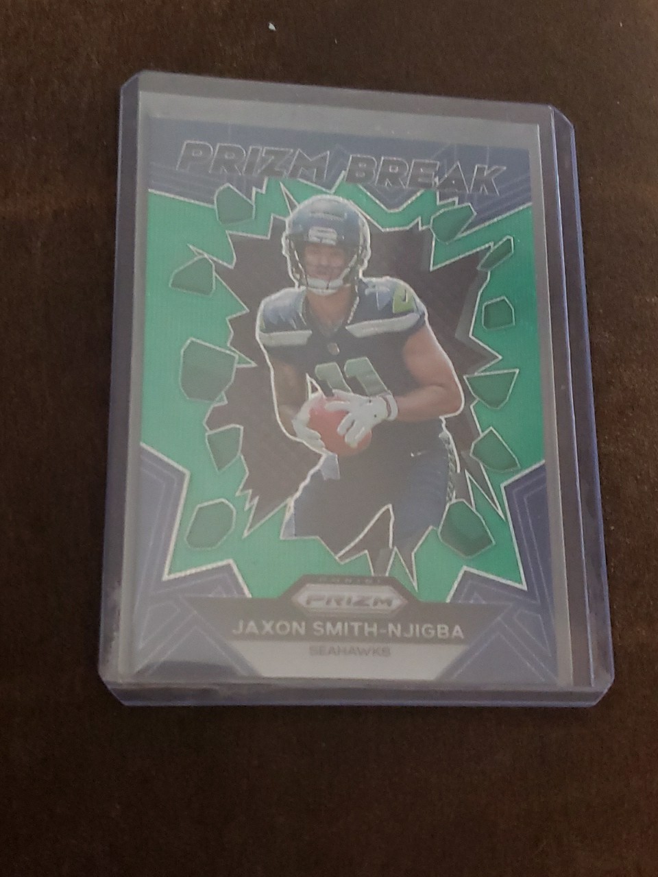 2023 Panini Prizm - Prizm Break Jaxon Smith-Njigba #PB-2 Green Wave Prizm (RC)