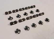 Lot Of 20 Front Rear White Dot Pistol Sights Vintage Handgun Gun Parts Lot Of 20 Front Rear White Dot Pistol Sights Vintage Handgun Gun Parts