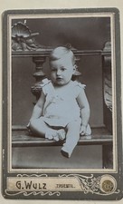 photo business card Bambino GIUSEPPE WULZ natique trieste 1900