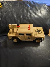 Dolgen Toy Army Military Truck Light-up Machine Gun Vehicle w/3 sounds Working,
