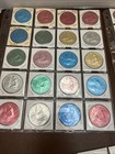 1969-1993  Krewe Of Pandora Mardi Gras Aluminum Doubloons Lot Of 120 All Differ — photo 2