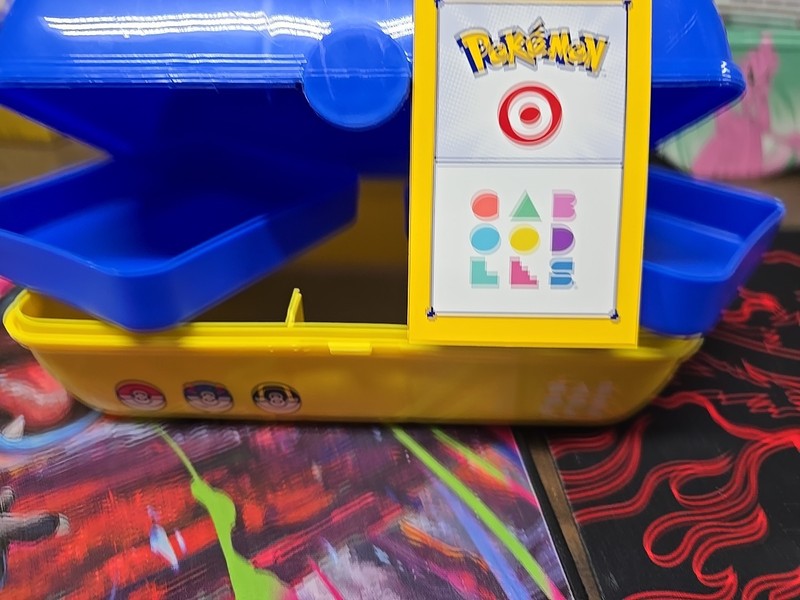 Pokemon x Target Caboodles Case Blue/Yellow Limited Edition New IN HAND