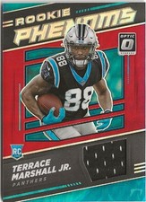 2021 Panini Donruss Optic Terrace Marshall Jr Prizm Jersey SP RC Dolphins