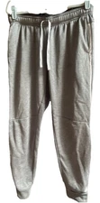 UNIPRO Men’s Pants Sz Large Moisture Wicking Gray Training Sweatpants Joggers