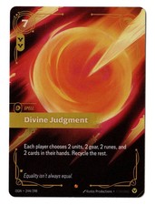 Divine Judgment OGN 244/298 Epic Riftbound League of Legends Card — live eBay listing