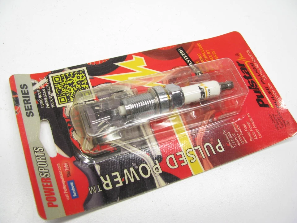 (2) Bujías de pulso de encendido Pulstar BE1IT para Harley Davidson, Honda Foto 2 de 3