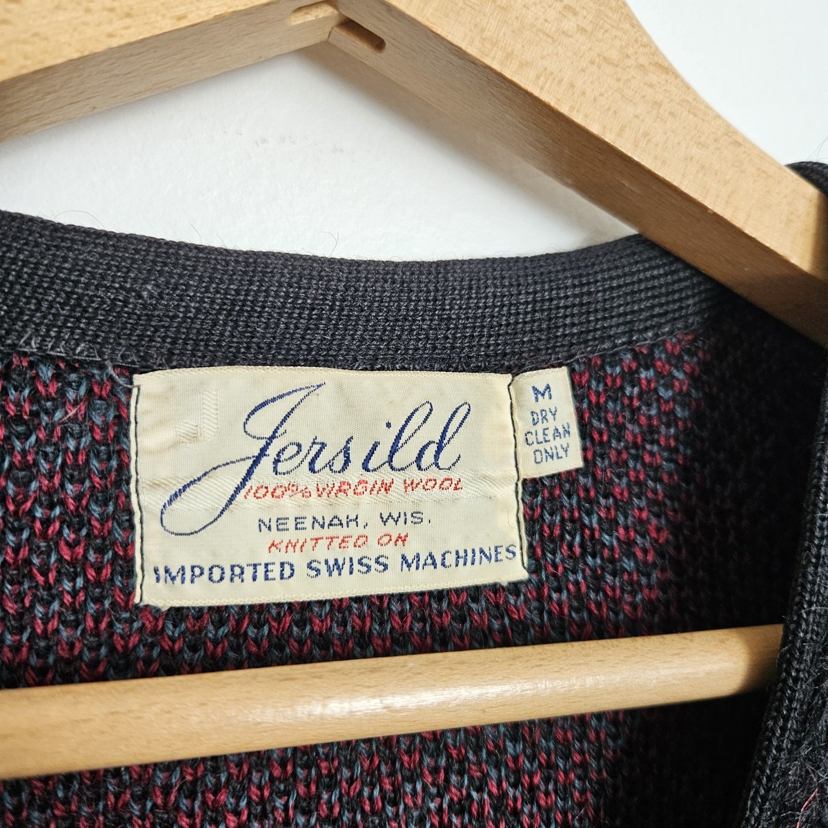 Vintage 60s Jersild Mohair Cardigan Cobain Sweater Grunge Fuzzy 