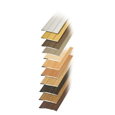 mako quickFIX Übergangsprofil breit (3 Stern) 100 x 3,8 cm, Alu silber