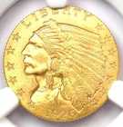 1926 Indian Gold Quarter Eagle $2.50 Coin - Certified NGC MS65 (Gem BU UNC)