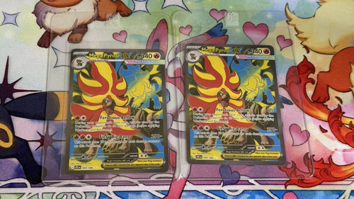 Pokemon Mega Evolution: Chaos Rising Mega Pyroar EX Full Art 099/086  (Lot of 2)