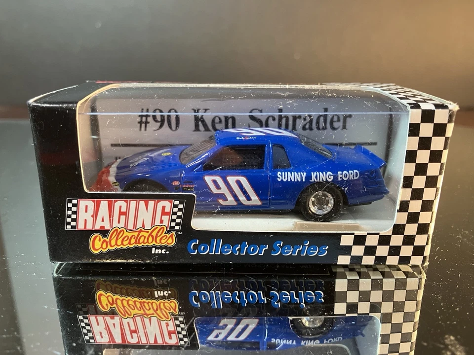 Ken Schrader #90 Sunny King Ford 1985 Ford Thunderbird RCCA 1:64 - Image 2 of 2