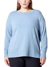 Mondetta Ladies' Lightweight Crewneck SIZE XL COLOR ASHLEYBLUE