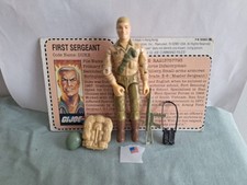 GIJOE 1983 Mail In Away DUKE w Flag Sticker 100 Complete w Filecard GI G I JOE