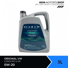 Original VW Audi Seat Skoda LongLife IV FE 0W-20 508.00/509.00 Motoröl 5 Liter