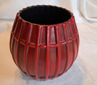 Vintage HAEGER USA 4098-S Red Mid-Century Modern Planter Vase Pot MCM