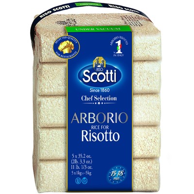 Arborio Rice for Risotto, 11 lbs (5x1 kg) Product of Italy, Chef Selection, G...