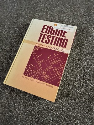 Engine Testing: Theory and Practice A.J. Martyr, M.A. Plint 1995 First Edition